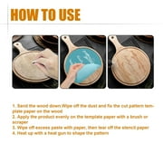 120ml Torch Paste - The Original Wood Burning Paste Accurately & Easily Burn Designs on Wood, Canvas, Denim & More | Heat Activated Non-Toxic Paste for Crafting & Stencil Wood Burning