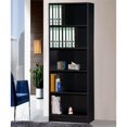 thumbnail image 2 of Hodedah 5 Shelf Bookcase in Black, 2 of 2