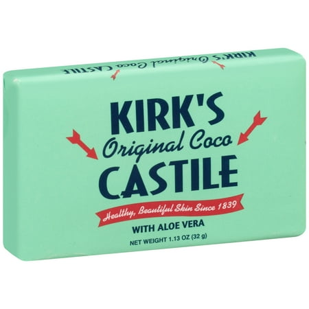 Original Coco Castile Soap - Kirk's Castile Original Coco with Aloe Vera Bar Soap 1.13 oz. Pack