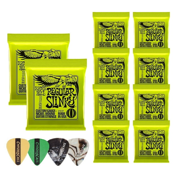 Ernie Ball 2221 Regular Slinky Nickel Wound Electric Guitar Strings
