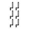 thumbnail image 1 of Hat Hanger for Wall 6 Packs,Hat Hooks for Wall, 1 of 5