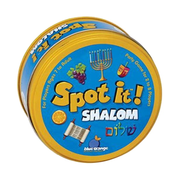 Ndcxsfigh Juego Spot It Tarjetas Divertidas Con Caja Metal Juguete Educativo (Shalom)