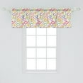 thumbnail image 2 of Ambesonne Colorful Window Valance, Circle and Dots Spring, 54" X 18", Multicolor, 2 of 3