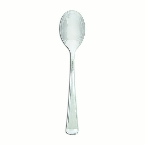 1 - Party Essentials Silver Plastic Spoons - 600 Ct.