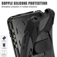 thumbnail image 4 of For Samsung Galaxy Tab Active5 Pro/Active4 Pro 10.1 inch Case SM-X350/X356/SM-T630/T636, 360 Hand Strap, Shoulder Strap, Kickstand, Rugged Drop Protection, Black, 4 of 6