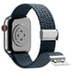 thumbnail image 2 of YuiYuKa Trenzada Nylon Solo Loop Para Apple Watch Bands 41mm 45mm 40mm 44mm 38mm 42mm Cinturón De Elástico Pulsera iWatch Series SE 7 6 5 4 3 2 1 Pulseras - azul abismo YuiYuKa Apple watch band 42mm 44mm 45mm, 2 of 6