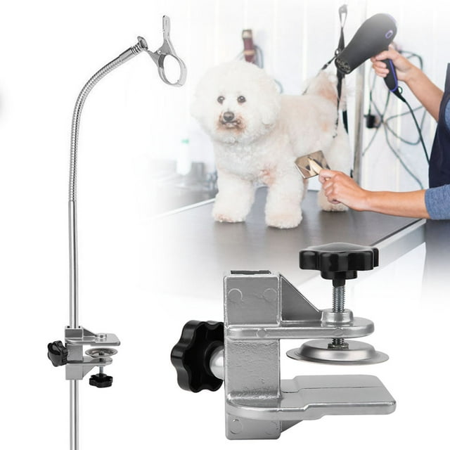 Pet Grooming Table Arms Clamp, Fits Multiple Grooming Arms Pet Grooming Kit Aluminum Professional Quick And Easy Adjustments For Cats Dogs Puppy Kitty Kitten