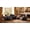 Black-2, variant on Ivory White L-Shape Power Reclining Sectional Sofa Set, Air Leather, Multi-Media Console, USB Charging, Adjustable Headrests