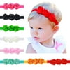 9 Pcs Colors Newborn Baby Girl Headband Infant Toddler Bow Hair Band Headwear Accessories