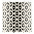 thumbnail image 3 of Ambesonne Geometric Shower Curtain, Modern Retro Shapes Art, 69"Wx75"L, Ivory and Charcoal Grey, 3 of 5