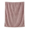 thumbnail image 3 of Double Layer Raschel Fleece Throw Blanket Winter Warm Bed Sofa Nap Cover 70x100cm Polyester 1 Count, 3 of 6