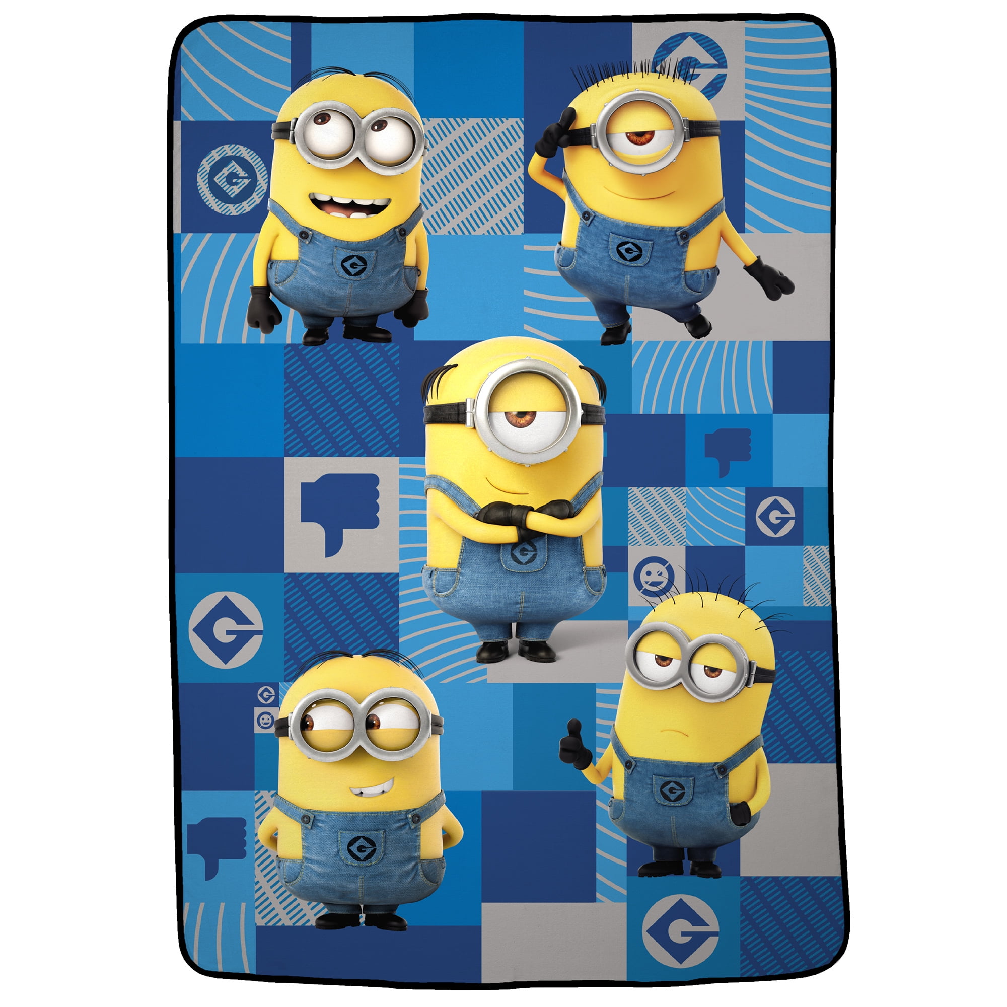 Minions Kids Blanket, Plush Microfiber, Twin/Full Size