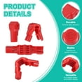 thumbnail image 3 of Uxcell Stop Peg Lock, Pegboard Hooks Anti Theft Lock for Mobile Accessories Shop Red 4 mm, 3 of 7