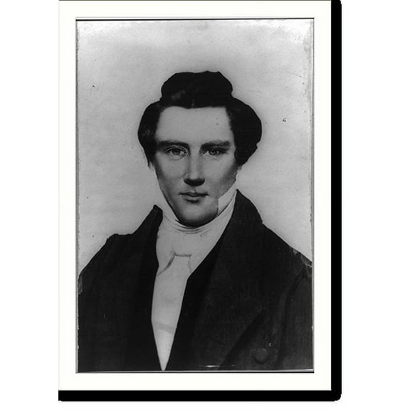 Historic Print, Joseph Smith.photo, W.B. Carson, Peoria, Ill., 16" x 20"