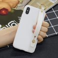 thumbnail image 3 of Case for Huawei P20 Pro, Rhinestone Painting Cloth Embossed Stylish Soft TPU Frame Glitter Thin Multicolor Soft Holder Stand Wrist Strap Full Protection Bumper, by IBAOLE -Purple R-White Huawei Mate20, 3 of 6