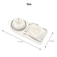 thumbnail image 3 of Stainless Steel Egg Slicing Tool Petal Shape Egg Cutter 2 Slicing Styles Manual Divider Separator, 3 of 6