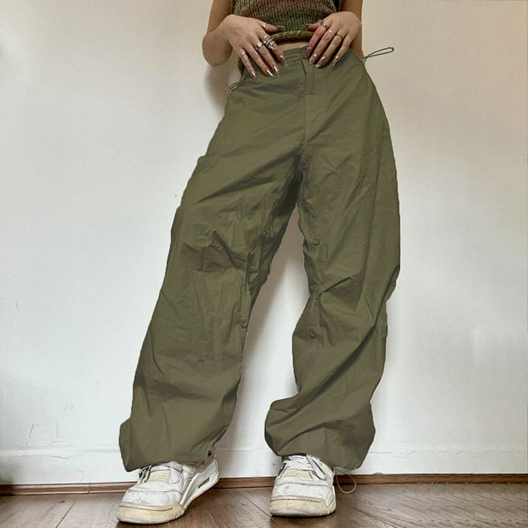 Cheap Casual Baggy Pants Women Vintage Oversized Hip Hop Joggers Harajuku  Streetwear BF Sports Sweatpants Wide Leg Trousers