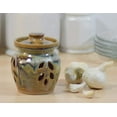 thumbnail image 4 of Tuscan Farmhouse Collection: Stoneware Pottery Garlic Keeper Jar, American Made, 4 of 5