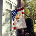 thumbnail image 2 of Carolines Treasures BB9682CHF Pomeranian Patriotic Flag Canvas House Size  Large multicolor, 2 of 4