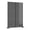 louver style, variant on Studyset Modern Black Metal Privacy Screen for Patio, Balcony, Deck & Garden – Freestanding Rustproof Galvanized Steel Outdoor Decorative Room Divider Fence, Dancing Leaves Style – 47*72 inches 10