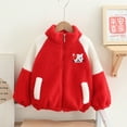 thumbnail image 7 of Esaierr 9M-4Y Kids Toddler Fleece Sweatshirt Jacket for Girls Baby Infant Toddler Full Zip Autumn Winter Sweatsuit Baby Sweater Outerwear Coat Outerwear, 7 of 7