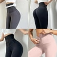 thumbnail image 4 of Necvior Women Gym Yoga Seamless Pants Sports Clothes Stretchy High Waist Athletic Exercise Fitness Leggings Activewear Pants, 4 of 19