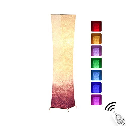 purple standing lamp