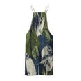 thumbnail image 4 of Birdeem Womens Scoop Solid Neck Sleeveless Casual Short Jumpsuit Rompers with Pockets, 4 of 4