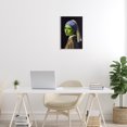 thumbnail image 2 of Stupell Industries Girl With Pearl Earring Alien Fairy Tales & Fantasy Painting Unframed Art Print Wall Art, 2 of 6