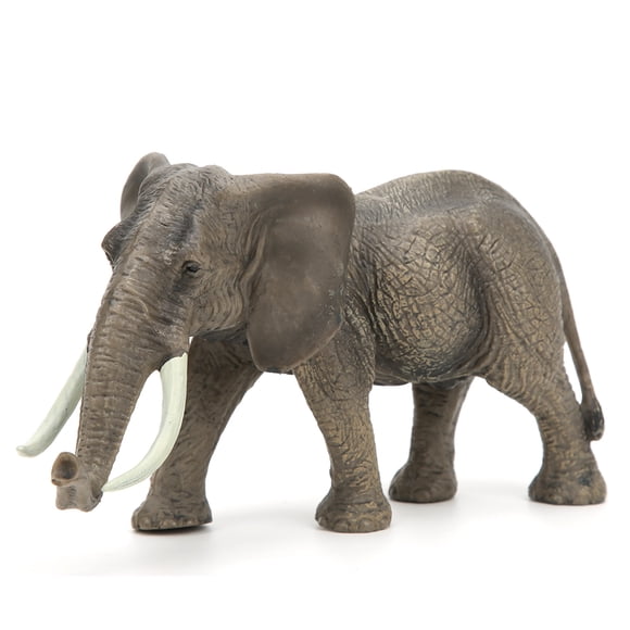 Juguete de elefante, modelo animal educativo de plástico de alta simulación, modelo animal de plástico, parte superior de la línea