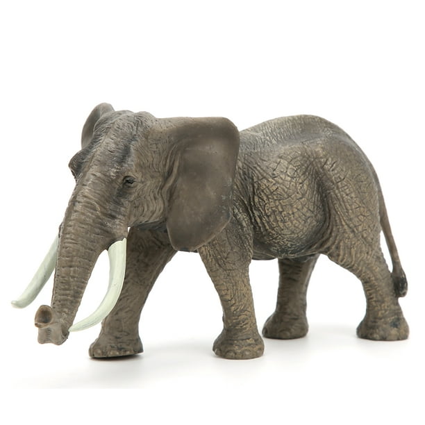Greensen High Simulation Plastic Animal Elephant Model Kid Toy Decoration  for Education,Elephant Toy,Elephant Model 
