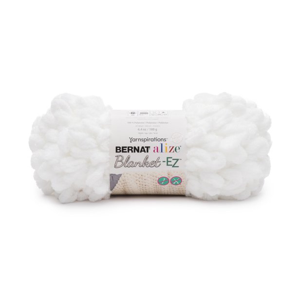 Bernat Alize BlanketEZ Yarn, (180 g/6.4 oz), White