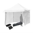 thumbnail image 2 of Spaco 10 x 10 Feet Pop up Gazebo with 4 Height and Adjust Folding Awning-White, Party Tent for Outside Party Waterproof Tent BBQ Shelter, 2 of 10