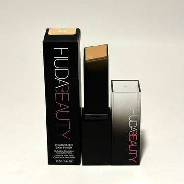 HUDA BEAUTY #FauxFilter Skin Finish Buildable Coverage Foundation Stick, Size: 0.44 Oz, Beig/Green chai 210B
