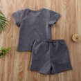 thumbnail image 6 of Newborn Toddler Kids Baby Boys Girls Summer Tops T-shirt Pocket Shorts Pants Casual Outfits Summer Clothes, 6 of 7