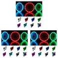 thumbnail image 1 of Seitruly Ventiladores LED para computadora, ventilador de fuente de alimentación de computadora de bajo ruido de doble cara a la moda, Type1 NO1, 1 of 6