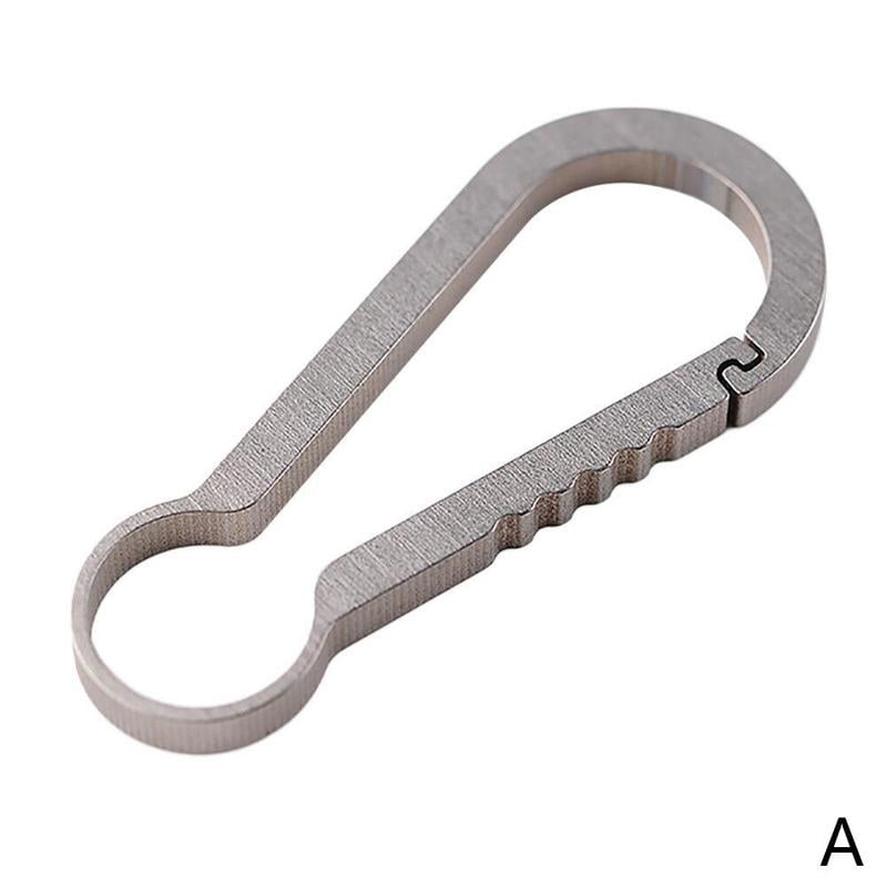 Mini Carabiner Clips Paracord Keychain 5PCS/Bag EDC Portable Metal Alloy Durable Quick Release Clip Key Ring Keychain Carabiner 
