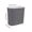 Gray, variant on Home Use Flip Top Trash Can, Space-Saving Slim Garbage Bin for Kitchen, Bathroom, Office & Narrow Spaces with Convenient Clamp Style Lid