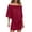 Z-Wine215, variant on JIAYUE Women's Dress Solid Color Slim Fit Casual Off Shoulder Ruffled Mini Suitable For Everyday Wear Versatile Female Dresses