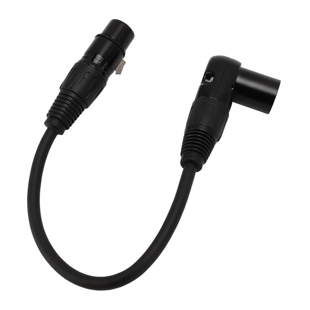 Cable XLR A XLR, Cable De Micrófono XLR Macho A Hembra De 90 Grados, 3 Pines, Cable De Micrófono XLR Macho A Hembra Para Altavoces Mezcladores De Estudio Cable De Extensión De