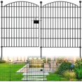 thumbnail image 1 of Panels Garden Fence Dog Fence Outdoor For Yard in H x .ft L Rustproof Metal Fencing with Ground Stakes | No Dig Animal Proof Containment for Pets/Rabbits | Durable Patio Security, 1 of 9