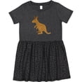 thumbnail image 3 of Inktastic Kangaroo Cute Girls Toddler Dress, 3 of 5