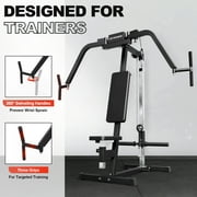 Syedee Chest Fly & Reverse Delt Machine, Plate-Loaded Pec Deck, 400 LBS Upper Body Specialty Machine, 4-Level Seat, 2:1 Ratio, Aluminum Pulleys, Compact Home Gym