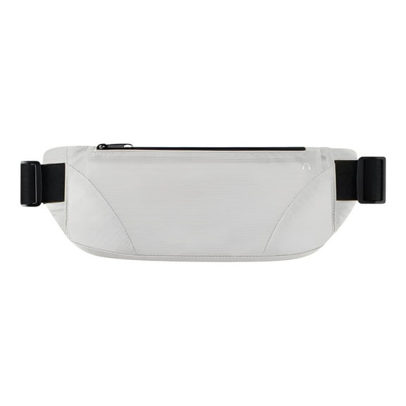 TELOLY Slim Running Belt for Women & Men, Adjustable Waist Pack for Phone, Keys, Cards, and Cash, Cycling Workout, Reflective Runners Belt Jogging Pocket Belt, Traveling Money Phone Holder