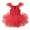 Red, variant on Huanglei Children's Tutu Dress For Performance And Solid Color Personality Sleeveless Dress For Girls