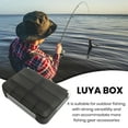 thumbnail image 3 of Small Fishing Tackle Box, Portable Tackle Box Organizer Fish Lure Baits Storage Box Containers Mini Tackle Box for Hook,Jewelry, Bead, 5/8 Compartments (Black), 3 of 7