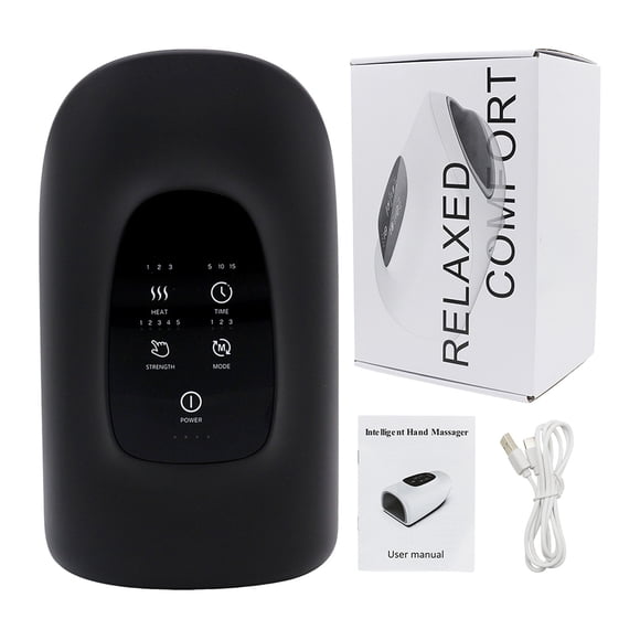 Heated Hand Massager For And Carpal Tunnel Syndrome Electric Hand Massager With 3 Massage Modes 3 Temperature Settings And 5 Pressure Levels—Suitable For The Whole Family.