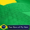 thumbnail image 6 of G128 - BRAZIL FLAG NEW 3X5ft BRAZILIAN FOOTBALL BANNER 90X150cm POLYESTER POLY FLAG, 6 of 7