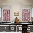 thumbnail image 4 of Kitchen Curtains 36 Inch Short - 3 Panel Set Watermelon Print, Rod Pocket Window Curtains 100% Polyester, Tropical Fruit Valance for Farmhouse, Cafe, Living Room, Bedroom, Easy Wash, 4 of 6