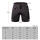 thumbnail image 4 of TFixol Pantalones cortos para correr para hombre, pantalones cortos deportivos para gimnasio, deportes, entrenamiento atlético con cremallera, 4 of 8